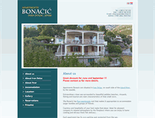 Tablet Screenshot of apartments-bonacic.com